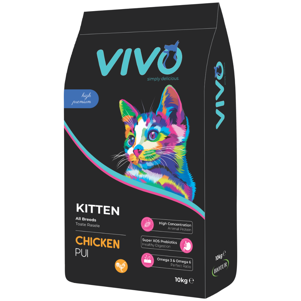VIVO Cat Kitten cu pui