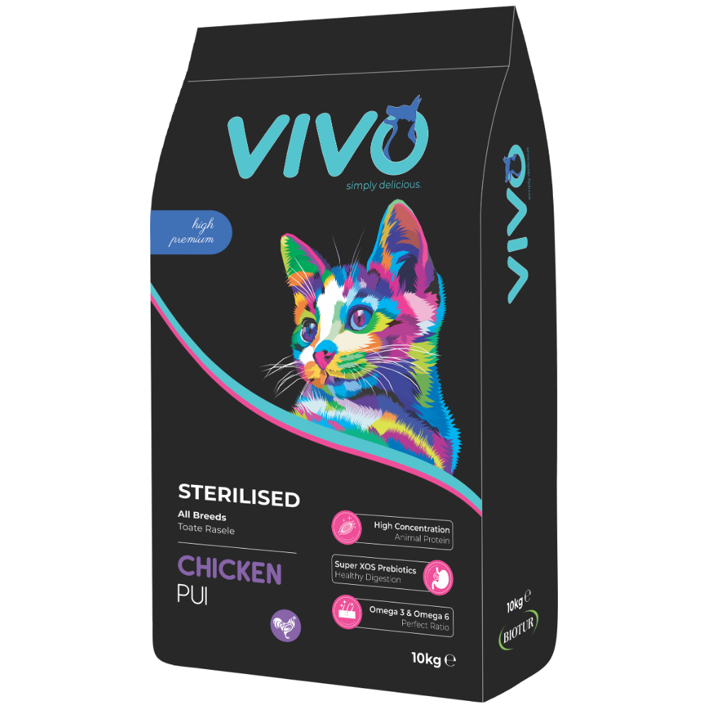 VIVO Cat Sterilised cu pui
